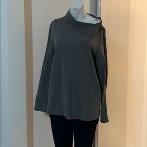 COS sweater with a zipper around collar